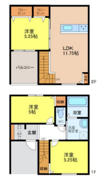 物件間取画像