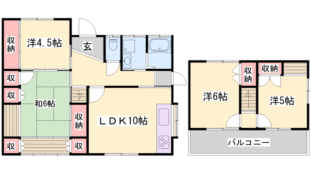 物件間取画像