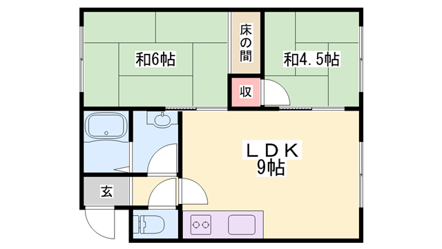 物件間取画像