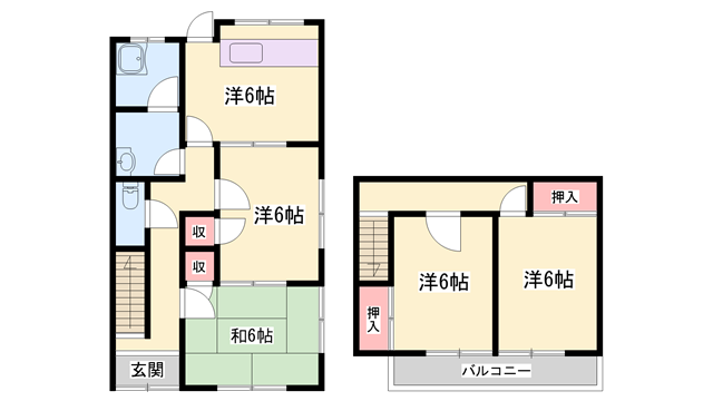 物件間取画像