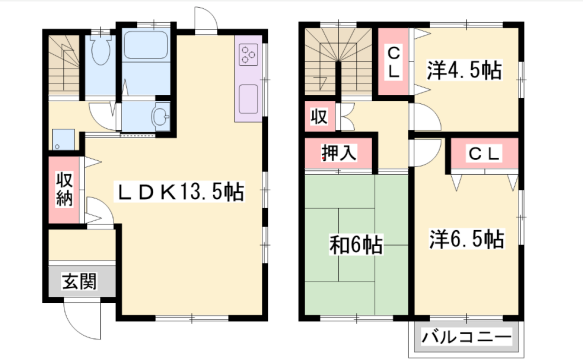 物件間取画像