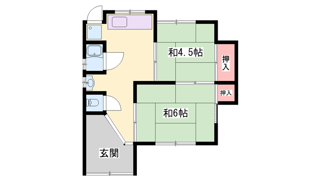物件間取画像