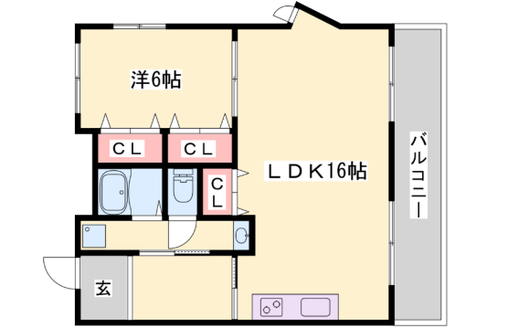 物件間取画像