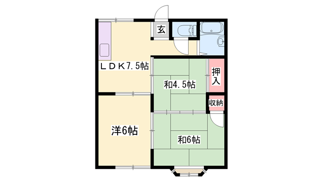 物件間取画像