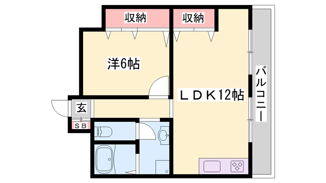 物件間取画像