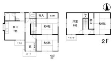 物件間取画像