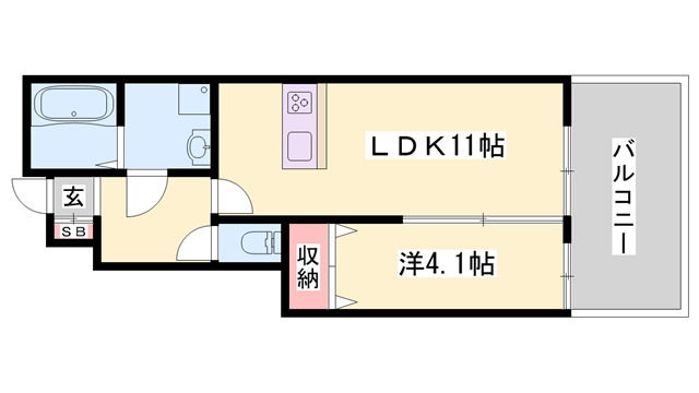 blink四郷の物件間取画像