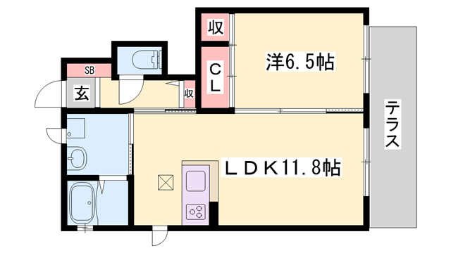 物件間取画像