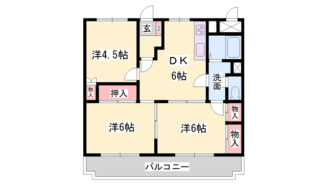 物件間取画像