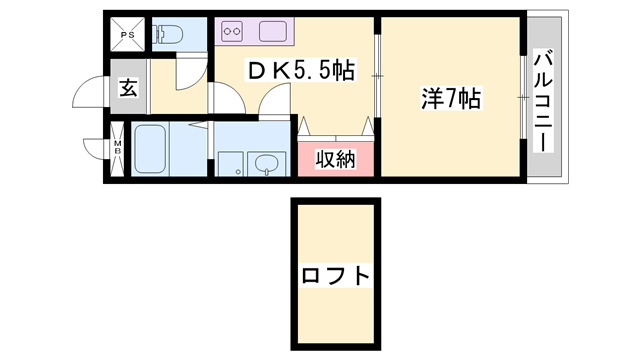 物件間取画像