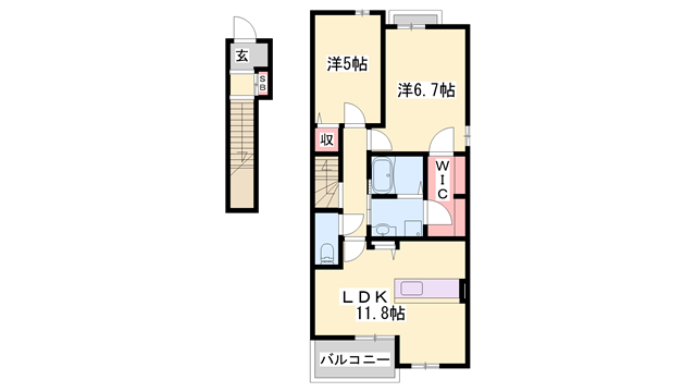 物件間取画像