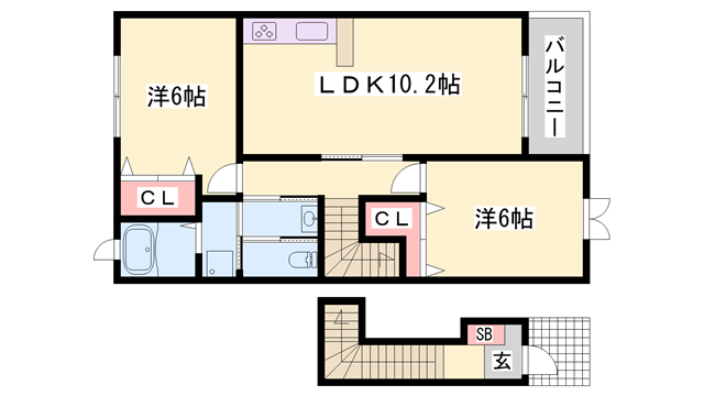 物件間取画像