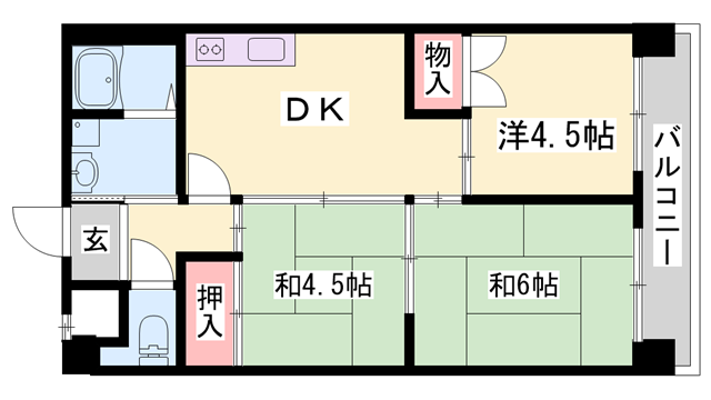 物件間取画像