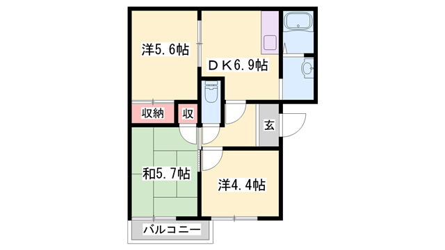 物件間取画像