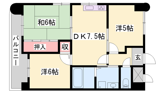 物件間取画像