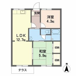 物件間取画像