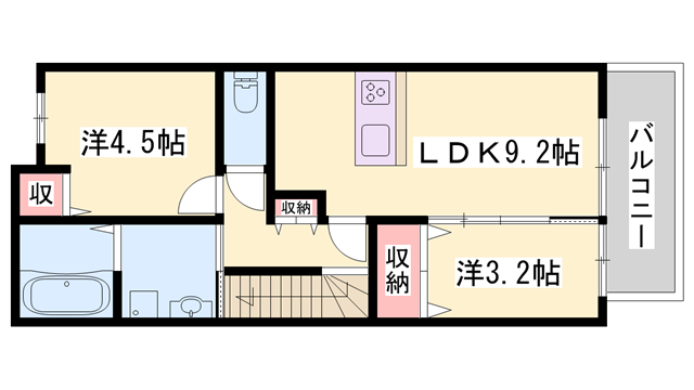 物件間取画像