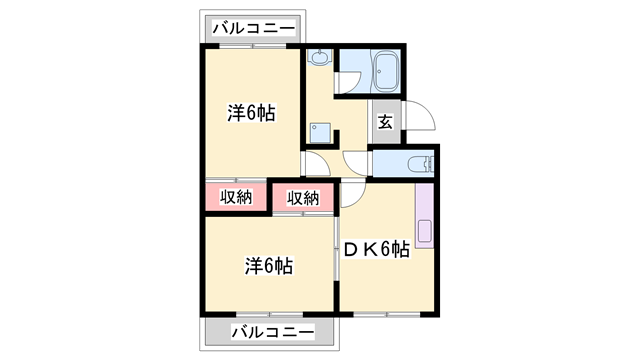 物件間取画像