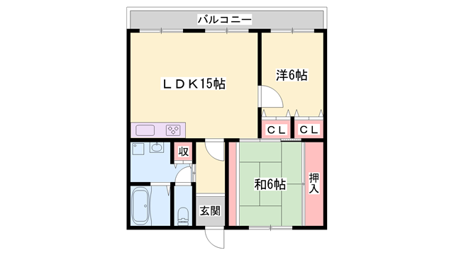 物件間取画像