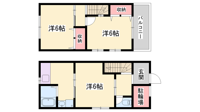 御立中貸家の物件間取画像