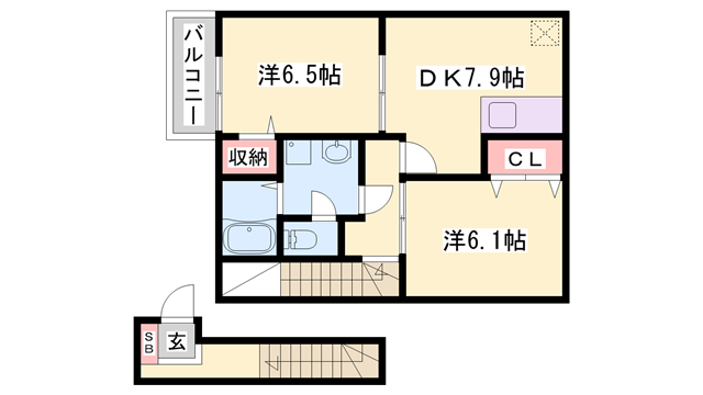 物件間取画像