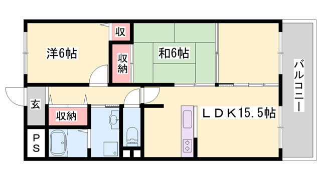 物件間取画像