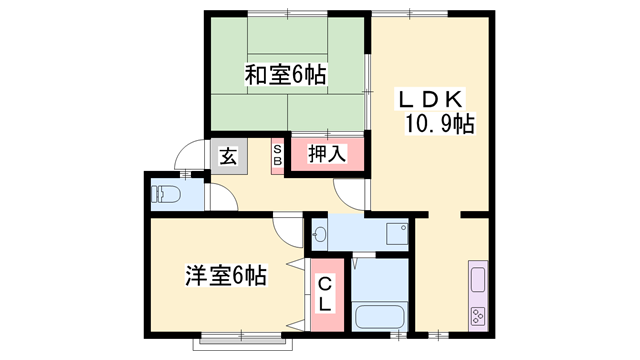 物件間取画像