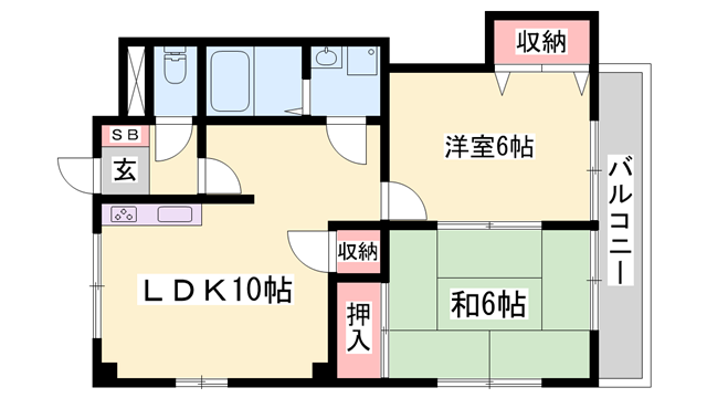 物件間取画像