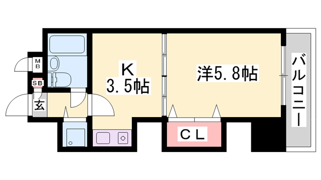 ベルトピア手柄Ⅴの物件間取画像