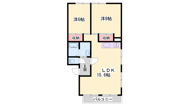 物件間取画像