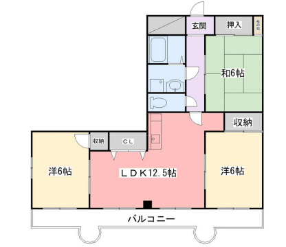 物件間取画像