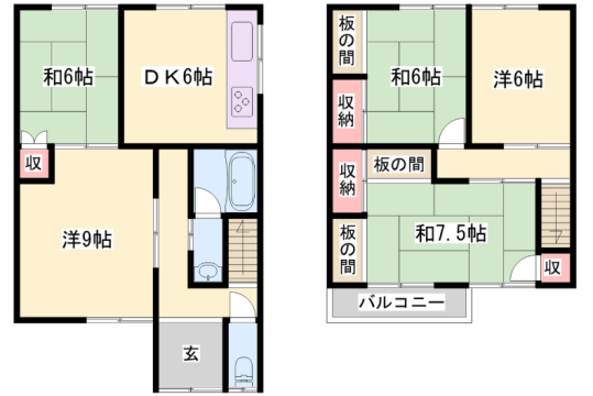 物件間取画像