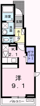 スプリング ブリーズの物件間取画像