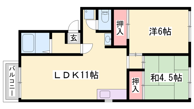 物件間取画像