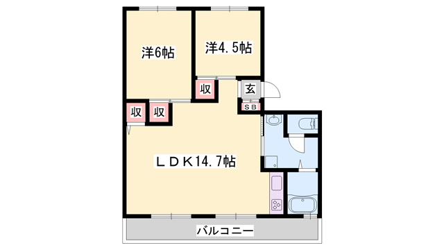 物件間取画像