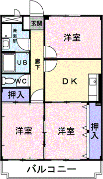 物件間取画像