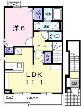 物件間取画像