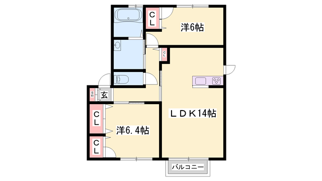 物件間取画像