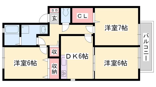物件間取画像