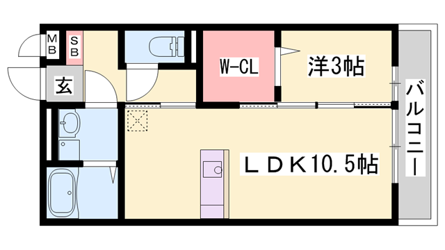 物件間取画像