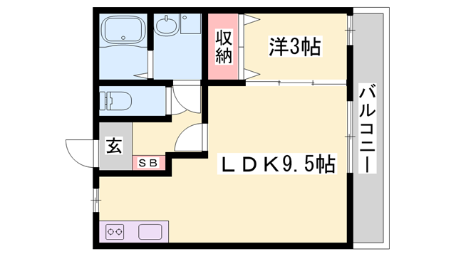 物件間取画像
