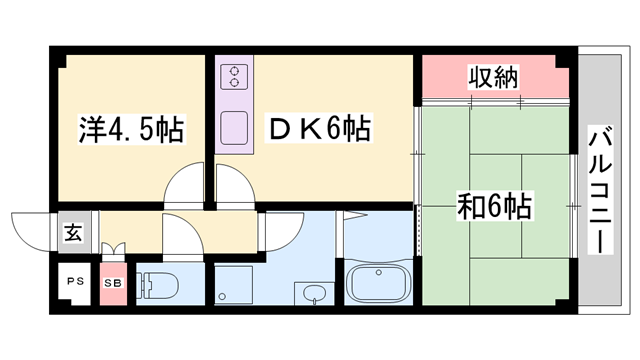 物件間取画像