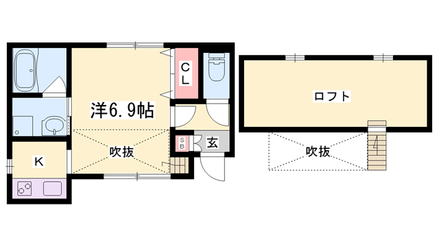 物件間取画像