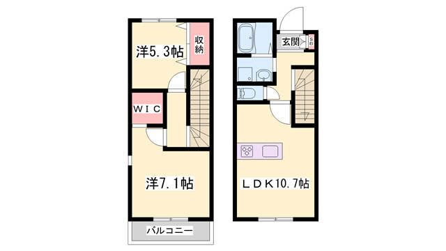 物件間取画像