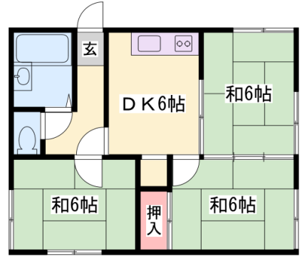 物件間取画像