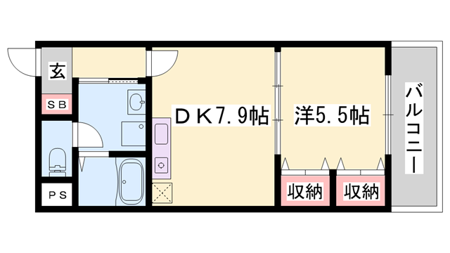 物件間取画像