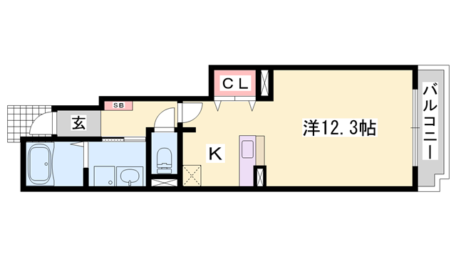 物件間取画像
