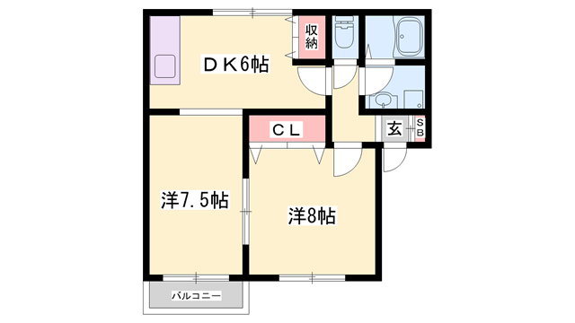 物件間取画像