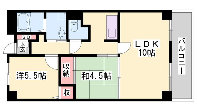 物件間取画像