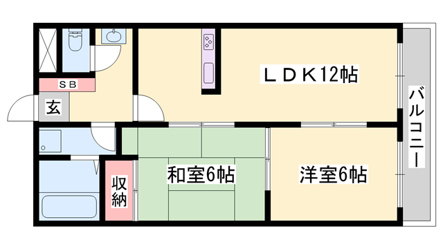 物件間取画像